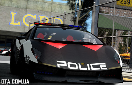 Lamborghini Sesto Elemento 2011 Police [ELS+RIV]