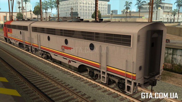 Пассажирский локомотив EMD F7 AT&SF "Warbonnet"
