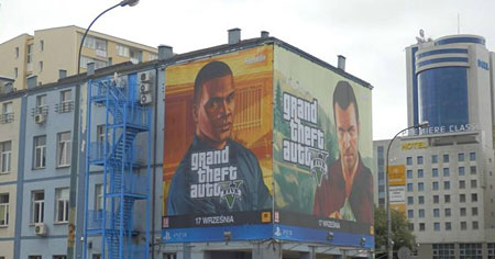 Такая разная реклама GTA 5