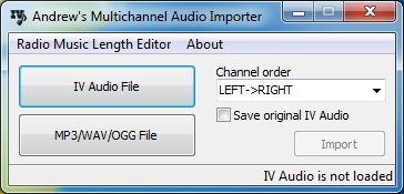 Andrews Multichannel Audio Importer