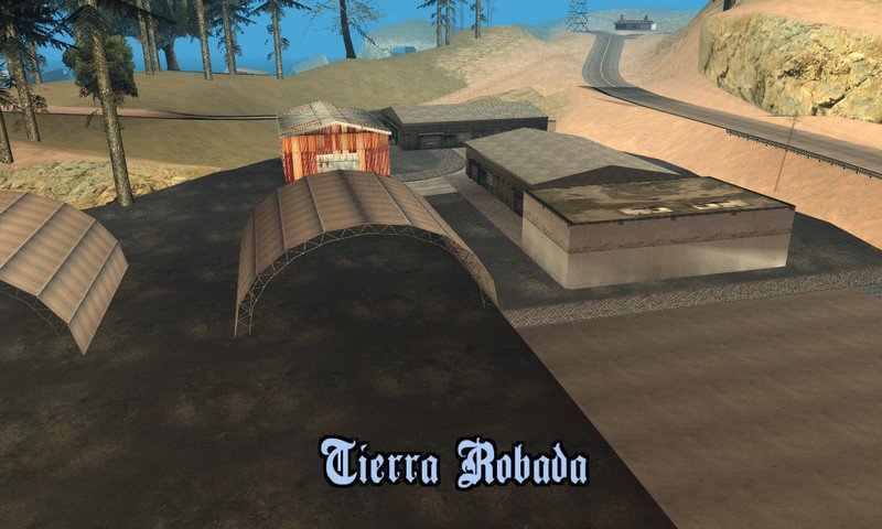 Vegetation in Tierra Robada Vegetation in Tierra Robada