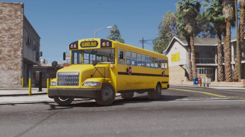 Caisson Elementary C School Bus (Add-On)