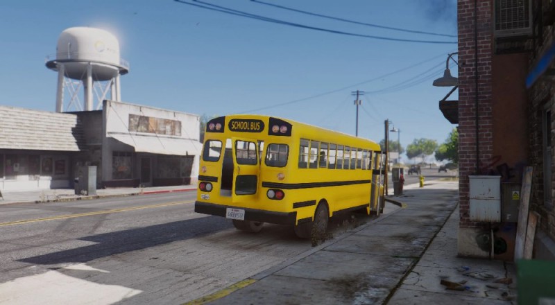 Caisson Elementary C School Bus (Add-On)