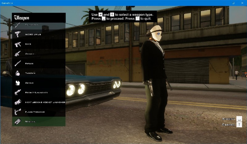 SA_MenuSelectionWeapon v2.0 SA_MenuSelectionWeapon v2.0