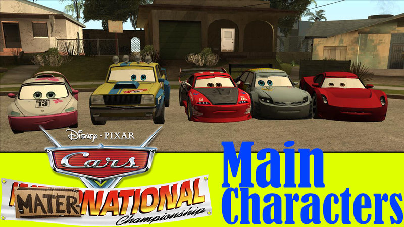 Cars Mater-national Main Characters Cars Mater-national Main Characters