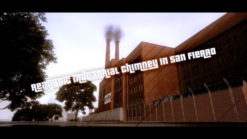 Realistic Industrial Chimney Realistic Industrial Chimney