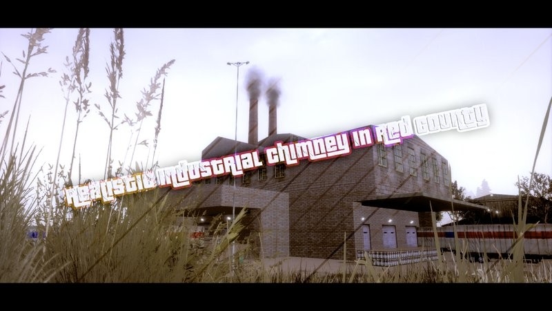 Realistic Industrial Chimney Realistic Industrial Chimney