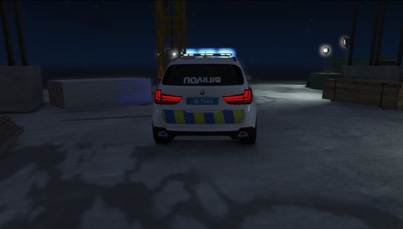 BMW X5 Ukrainian Police v1.0