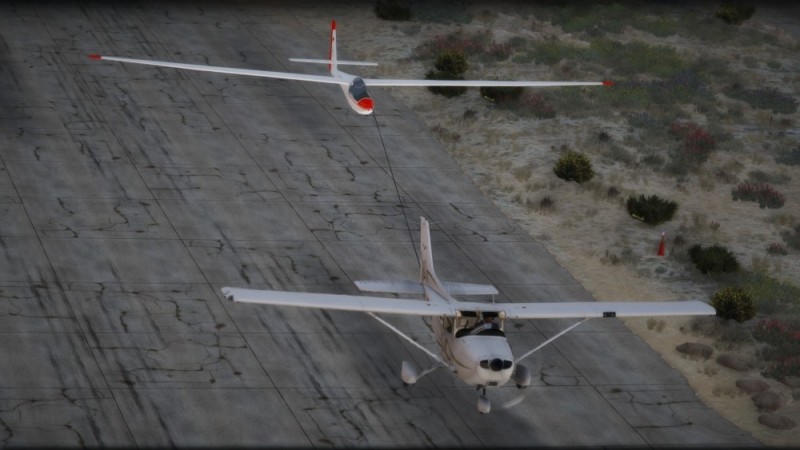 Cessna 172SP + ASW15 Glider (Add-On)