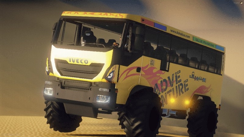 IVECO Monster Bus Safari in Qatar v1.0