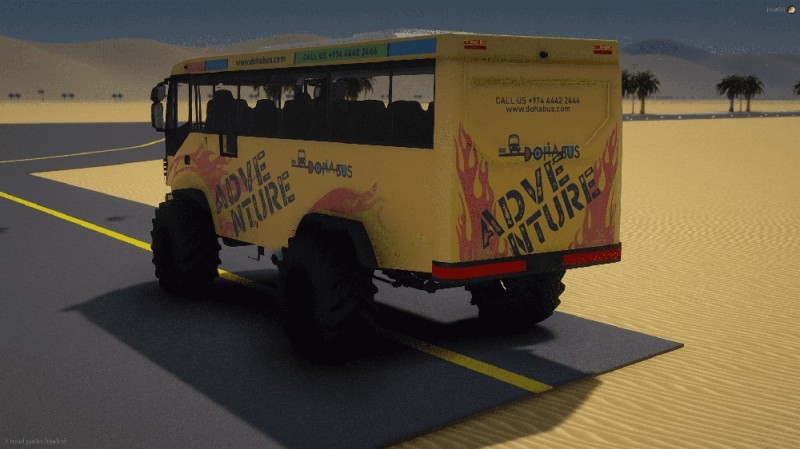 IVECO Monster Bus Safari in Qatar v1.0