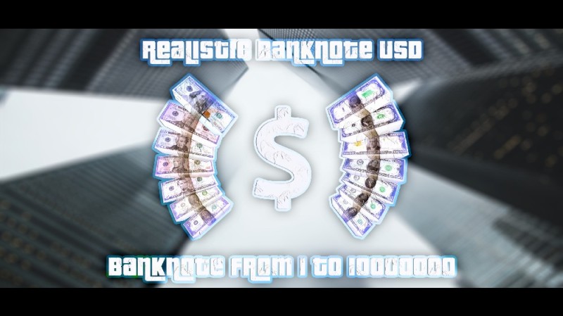 Realistic Banknote USD