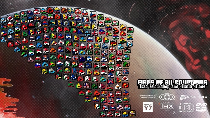 Fists of all countries Fists of all countries