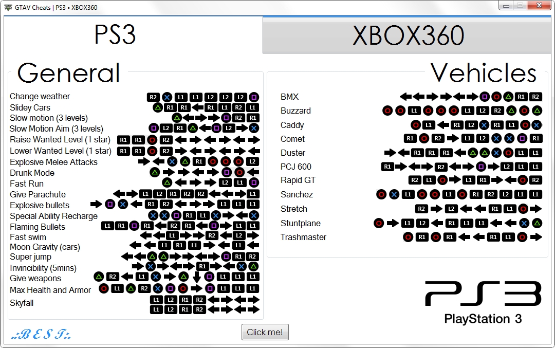 gta 5 cheats ps3