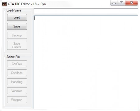 GTA DIC Editor v1.8 Syn 