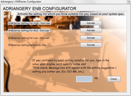ENBSeries Configurator