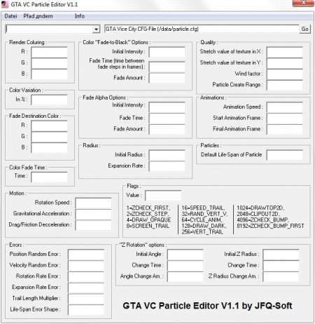 VC Particle Editor 