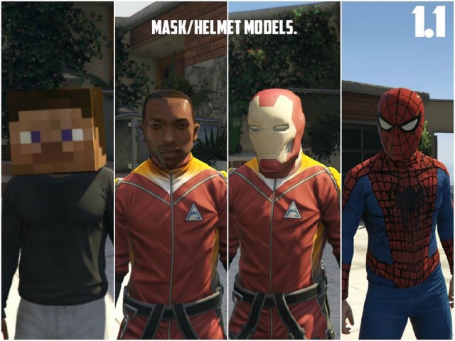 New Mask & Helmet Models v1.2