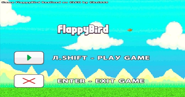 Cleo - Game "FlappyBird" Cleo - Game "FlappyBird"