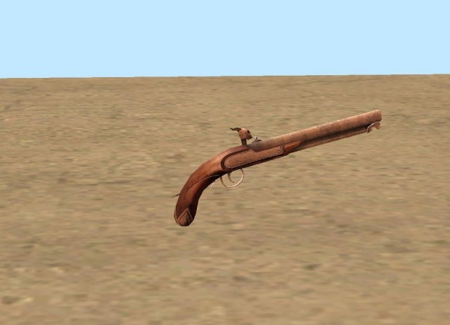 Пистолет с кремневым замком Пистолет с кремневым замком