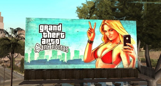GTA 5 Girl Poster Billboard