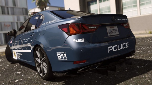 Lexus GS 350 Hot Pursuit Police (Add-On/Replace) v3.0