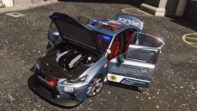 Lexus GS 350 Hot Pursuit Police (Add-On/Replace) v3.0