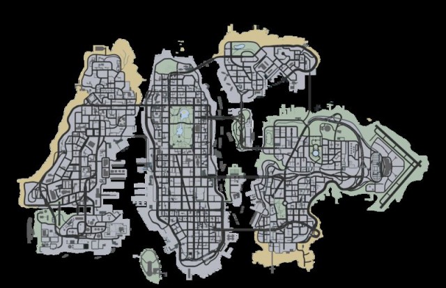 Liberty City Map V Style