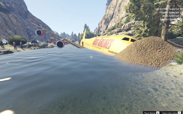River Plane Crash