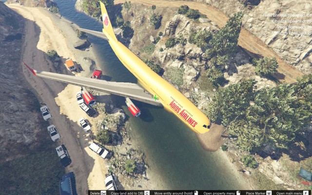 River Plane Crash