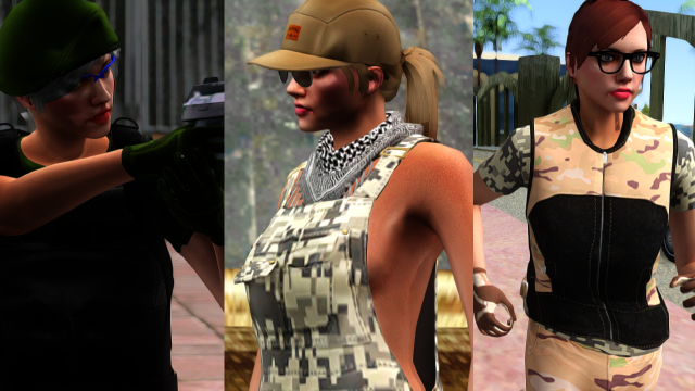 GunRunning Skin Pack Female GunRunning Skin Pack Female