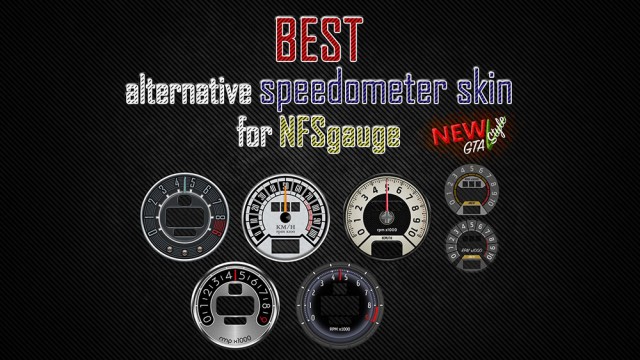 Speedometer Skins for NFSgauge v0.9