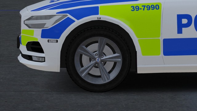 Volvo V90 Swedish Police 2017 v1.0