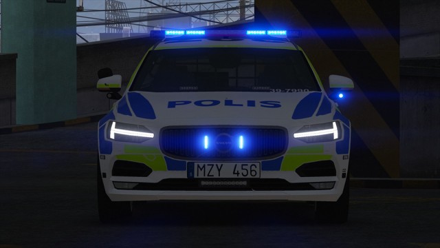 Volvo V90 Swedish Police 2017 v1.0