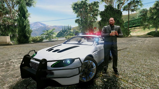 Aston Martin Vantage Police FBI v1.0