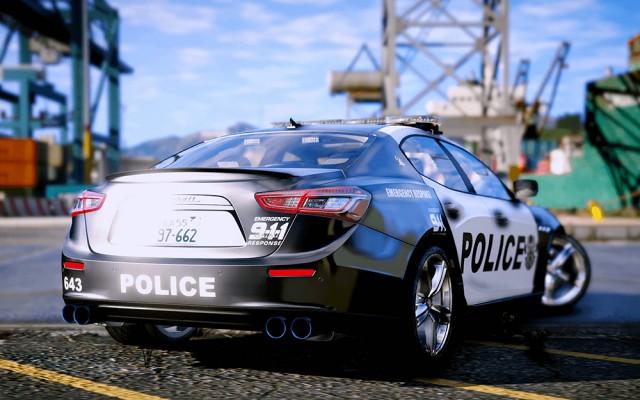 Maserati Ghibli 2014 Police (Add-On)