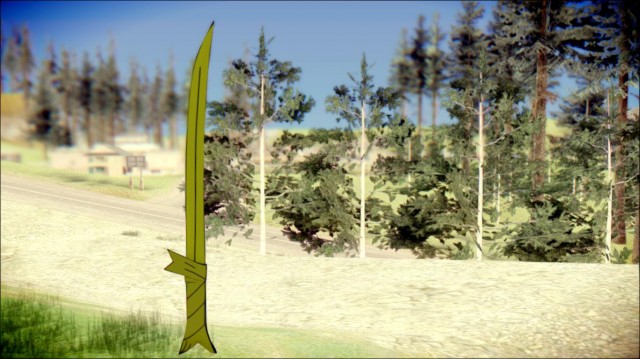 Grass Sword from Adventure Time