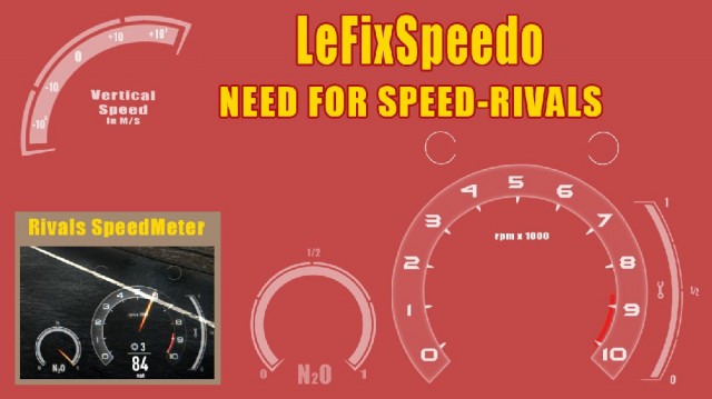 NFS Rivals Speedometer v1.4