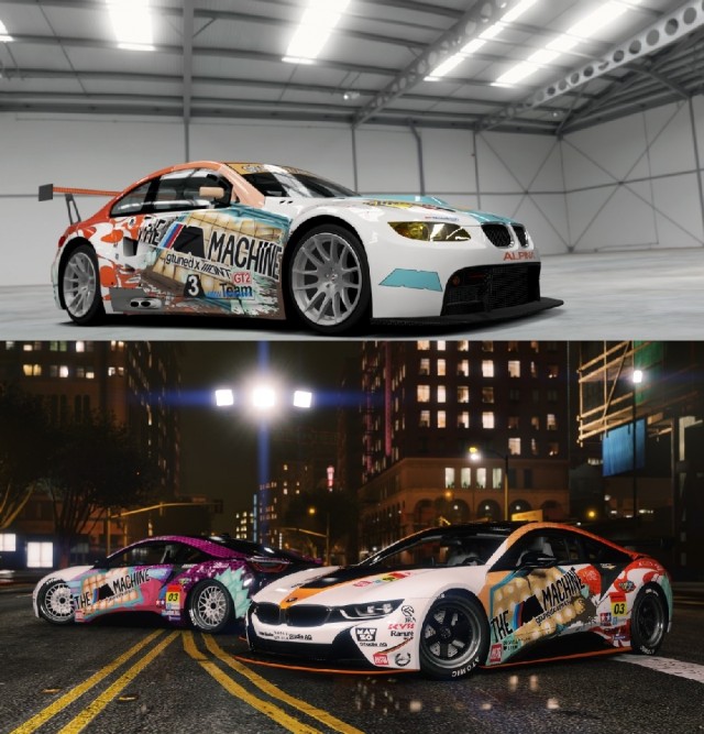 The M Machine Livery for the BMW i8