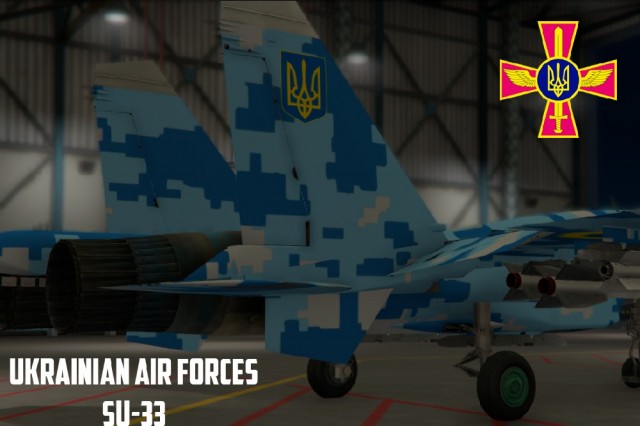 Ukrainian Air Forces Su-33 v1.0