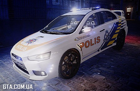 Mitsubishi Evo X Police Car