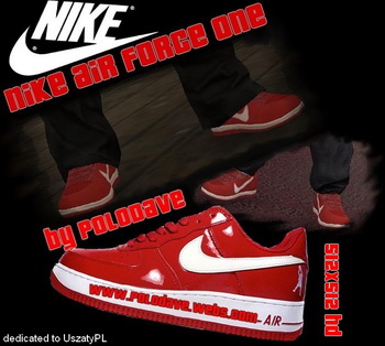 Nike Air Force One - Red