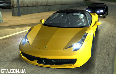 Ferrari 458 Italia Black para GTA San Andreas