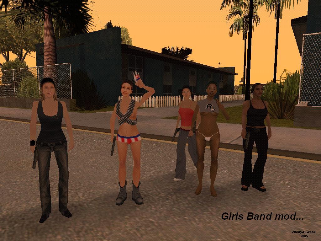 Green Girls Band скачать для GTA: San Andreas