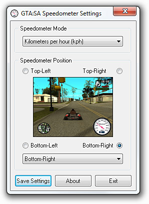 GTA: San Andreas Speedometer Mod 1.1 (PROXY DLL)