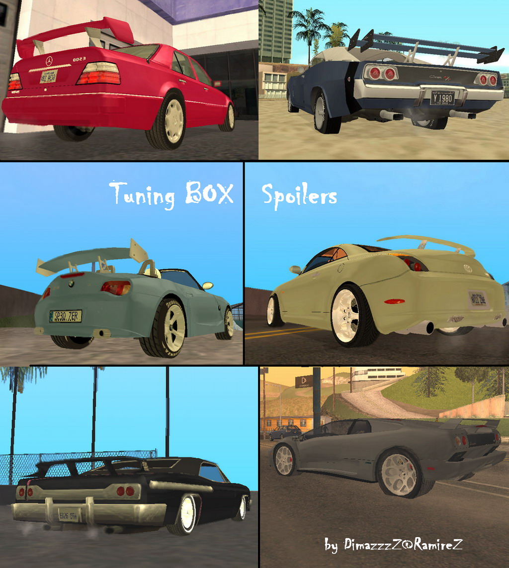 Tuning Box - Spoilers скачать для GTA: San Andreas