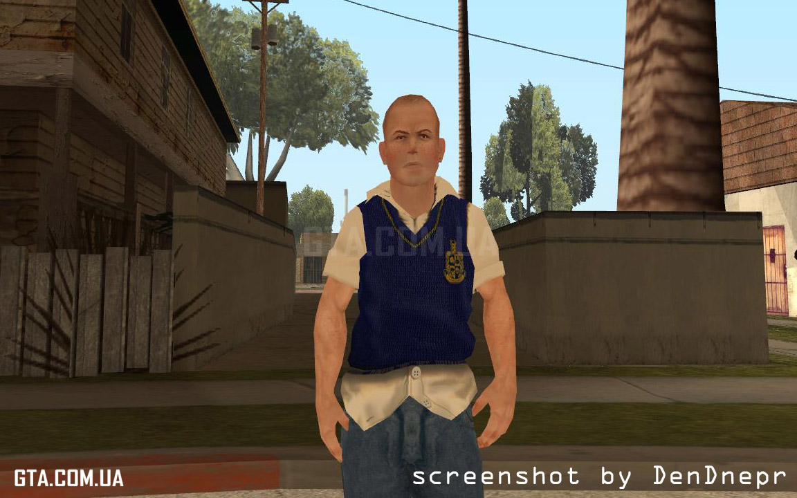 Скин Джимми Хопкинса из игры Bully скачать для GTA: San Andreas