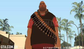 Скин пулемётчика из игры Team Fortress 2