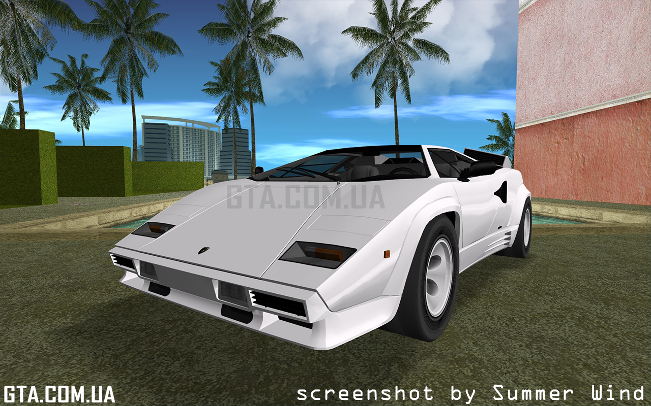 Lamborghini Countach скачать для GTA: Vice City