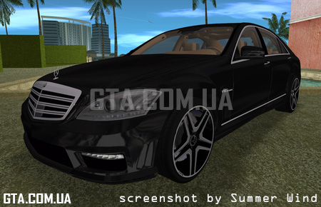 Mercedes-Benz S65 AMG 2012 (Black Rims)